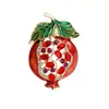 Nuevo Broche de Granada de Moda Coreana para Mujer, Broche Único con Diseño de Fruta y Planta para Trajes y Suéteres
