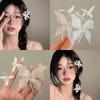 Horquilla electrónica de mariposa, fina como las alas de una cigarra, accesorio para el cabello, estilo Super Hada Mori, decoración retro de malla para selfies, horquilla para la cabeza de una dulce niña.