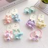 Laser Colorido Candy Hair Rope Girls 'Baby Hair Band Cartoon Elástico Elástico Infantil Acessórios para Cabelo Coreano