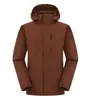Chaqueta tres en uno de dos piezas ropa de trabajo personalizada impermeable cortavientos antiestática para exteriores montañismo chaqueta de plumas para hombre y mujer