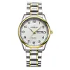 Serie 8343 Reloj de Acero con Doble Calendario Reloj de Nicho para Mujer Suministro Transfronterizo Reloj Personalizado Fábrica de Relojes