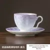 Conjunto de Chá Cerâmico Cristalizado Vitrificado em Forno Kung Fu com Gaiwan Roxo Degradê, Xícara de Chá, Bule, Equipamento de Preparo de Chá Estilo Chinês para Uso Doméstico, Presente