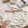 Kelu~ Calcinha feminina estilo retrô, cintura baixa, 100% algodão 10A, antibacteriana, reforço estendido, cobertura total, toda em algodão, tamanhos grandes
