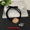Joias Yingyi DIY Base para Grampo de Cabelo Brocado Song com Concha de Cobertura Corda de Cabelo Material Envolto para Brincos