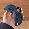Pinza de Garra de Lazo de Gama Alta Coreana para Mujeres Moño en la Parte Trasera de la Cabeza Pinza de Tiburón Pinza para Medio Recogido Accesorios para el Cabello de Sensación de Gama Alta Otoño/Invierno