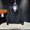 Moda Outono/Inverno Estilo Despojado Bonito Simples Gola Alta Jaqueta Casaco Masculino High-End Tendência Casual Versátil Roupa de Trabalho Top