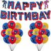 Decoración de fiesta de cumpleaños de Bobby's Playtime Poppy Playtime suministros banderín de fiesta globos