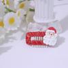 Accesorios para Pelo de Mascota DIY Hechos a Mano Serie Navideña Pinzas para el Pelo Pinzas Laterales Clips para Mascotas Maltese Yorkshire