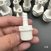Conector de púas de rosca externa de plástico 1/2 pulgada, 3/4 pulgada, 1 pulgada Boquilla de agua con rosca externa para manguera roscada, Boquilla de agua de PVC con cabeza verde, Boquilla de aire