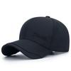 Nova Coleção de Primavera Boné de Beisebol Masculino Meia-Idade Roupas Casuais Tecido Chapéu de Sol para Velhos Costura na Aba Chapéu Bordado