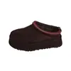 Botas de Nieve para Mujer 2025 Nuevo Modelo de Invierno, Unisex, Forradas de Polar, Suela Gruesa, Media Caña, Cálidas, Antideslizantes, Estilo Noreste, Piel y Piel Integradas