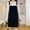 Falda de Peto de Mezclilla Nueva Holgada Talla Grande Estilo Coreano Verano 2023 para Chicas Gorditas