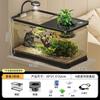 Acuario de plástico transparente con tapa para peces de colores, para el hogar, sala de estar, pequeño y mediano, de lujo, paisajístico, de escritorio, ecológico.