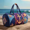 2026 Nueva Serie Náutica Retro Transfronteriza Bolsa de Viaje Acolchada Portátil para Distancias Cortas Bolsa Deportiva Multifuncional para Fitness