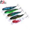 Comercio exterior Luya cebo falso pez multisección 10.5CM14G simulación transfronteriza cebo de tres secciones cebo de simulación cebo duro equipo de pesca