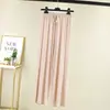 Pantalones casuales nuevos de primavera y verano, de modal, cintura alta, color liso, caída suave, para mujer, pantalones largos holgados, pantalones de pierna ancha, pantalones hasta el suelo