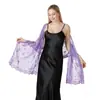 Chal Bordado de Estrella y Luna de Alta Calidad Transfronterizo Novia Vestido de Boda Vestido de Noche Cheongsam Chal para Mujer
