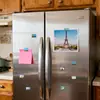 Imanes de Refrigerador de Vidrio Escénico de Shanwei, Arquitectura Moderna de la Bahía Jin Ding, Isla del Monumento de Piedra, Castillo Antiguo en el Mar, Souvenirs de Viaje, Decoración del Hogar