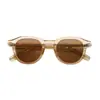 Gafas de Sol Personalizadas de Moda Retro Estilo Hong Kong para Mujeres y Hombres, Cuadradas y Redondas, Adelgazantes, Versátiles, Gafas de Protección Solar, Moda Transfronteriza Tr