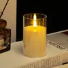 Luz de Vela Digital LED Tipo Bala Jantar à Luz de Velas Roteiro Layout de Atmosfera de Assassinato Adereços Vela com Controle Remoto Criativo