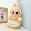 [Solo Ropa] Colgante de Ropa Labubu de Primera/Segunda Generación Ropa de Bebé Labubu Fiesta Sentado Falda para Ropa de Bebé Cabeza