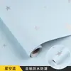 Papel Pintado Autoadhesivo al por Mayor Hogar Dormitorio Impermeable a Prueba de Humedad Dormitorio Pegatinas Refrescantes Fondo de Color Sólido Pegatinas de Pared Papel Pintado Engrosado