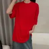 Jvv Trece Líneas Verano 2026 Nueva Moda Camiseta Holgada Oversize Adelgazante Casual Manga Corta para Mujer 70662