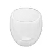 Conjunto com 2 Copos de Café de Parede Dupla em Vidro Borossilicato Moderno 100ml - Lyor