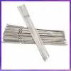 Brochetas para Barbacoa de Acero Inoxidable al por Mayor, Brochetas Planas, Agujas para Barbacoa, Brochetas de Cordero, Brochetas de Hierro, Brochetas para Carne