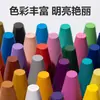 72070 Pasteles al Óleo Triangulares Deli para Niños Crayones para Colorear Arte Pintura Preescolar Plumas de Colores Regalos para Niños