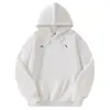 Nuevo producto de otoño: Sudadera de trabajo lisa de color personalizado, corte holgado, hecha de algodón chino y seda de leche, con logo estampado
