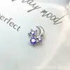 Pendientes de Aleación de Titanio F-136 Diseño de Luna y Estrella G23 Titanio Rosca Interna Pendientes de Labio con Circonita Joyería para Piercing Joya para la Cabeza