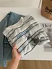 Camisa de Protección Solar de Rayas con Estampado de Cachorro para Mujer Verano 2026, Camiseta de Manga Larga Lyocell Tencel, Top Camiseta para Aire Acondicionado