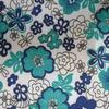 9*6Pu Tela Oxford Estudiante Patrón Floral Impreso Bolso Escolar Estuche para Lápices Bolsa de Carrito de Compras Tela de Poliéster Impresión Digital