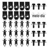 Corpo de proteção da tampa do carro fio espiral pára-choques forro pára-choque push-pull parafuso de metal em forma de U mais retentor