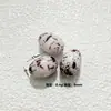 Huevos simulados en miniatura, huevos de codorniz, accesorios de resina para caja de huevos para casa de muñecas DIY, cocina en miniatura, casa de juegos, decoraciones