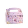 Caixa de Doces com Estampa de Borboleta Rosa Suitcase de Sobremesa para Festa Caixa de Bolo Caixa para Muffin Caixa de Embalagem para Presente Caixa Vazia Atacado