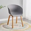 Silla Nórdica para el Hogar Silla de Comedor Transparente Moderna y Sencilla Taburete con Respaldo Imus Silla de Ocio Popular en Internet Silla de Negociación