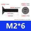 Tornillos de Acero Inoxidable 304 Cabeza Avellanada Negra Hexagonal Din7991 Tornillos de Cabeza Plana Hexagonal Pavonados M2M3M4M5