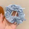 Scrunchie Doce Floral Estilo Floresta para Mulheres, Elástico de Cabelo Delicado e de Alta Qualidade Estilo Coreano, Corda de Cabelo Grande, Acessório de Cabelo do Instagram, Acessório de Cabeça