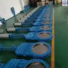 Válvula de Compuerta de Placa Oculta Neumática Zhigong Dma673H-10C Válvula de Compuerta de Gas de Gran Diámetro Dn600