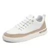 Mocasines de Estilo Coreano de Caña Baja sin Cordones, Zapatos Planos Martin de Moda Primavera, Tenis Deportivos Casuales de Moda con Bloques de Color, Mayoreo