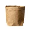 Bolsa de Papel Kraft Engrosado para Organización de Escritorio, Bolsa para Almacenamiento de Brochas de Maquillaje, Bolsa de Papel Tote Decorativa para Maceta de Flores Grado Alimenticio