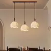 Candelabro de espectro completo estilo vintage, lámpara de mesita de noche para dormitorio, creativa para comedor, mostrador de bar de casa de huéspedes, lámpara colgante de vidrio, luz ambiental
