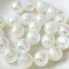 Cuentas de ojo de gato de resina de colores galvanizadas sueltas, accesorios de joyería DIY para pulseras, brazaletes, collares y materiales hechos a mano