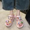 Suelas gruesas sandalias de mujer nuevas de verano antideslizantes moda coreana ropa exterior casual sandalias de playa para mujer verano al por mayor