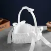 Cesta de Flores de Amor para Boda Europea y Americana Boda Boda Novia Amor Romántico Niño de las Flores Planta para Cesta Perfecta Hecha a Mano