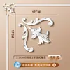 Tira de Borda para Parede de Fundo de TV com Flor de Canto Francês em Linha de PU Imitação de Gesso Tira Decorativa Teto Estilo Europeu Americano