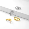 Moda Cruzada Europeia e Americana, Moda Personalizada Europeia e Americana, Brincos Versáteis de Cobre Banhado a Ouro Geométricos Vazados de Luxo Leve