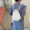 Nova mochila fofa de urso completo casual grande capacidade feminina com cordão alça de ombro bolsa de ombro